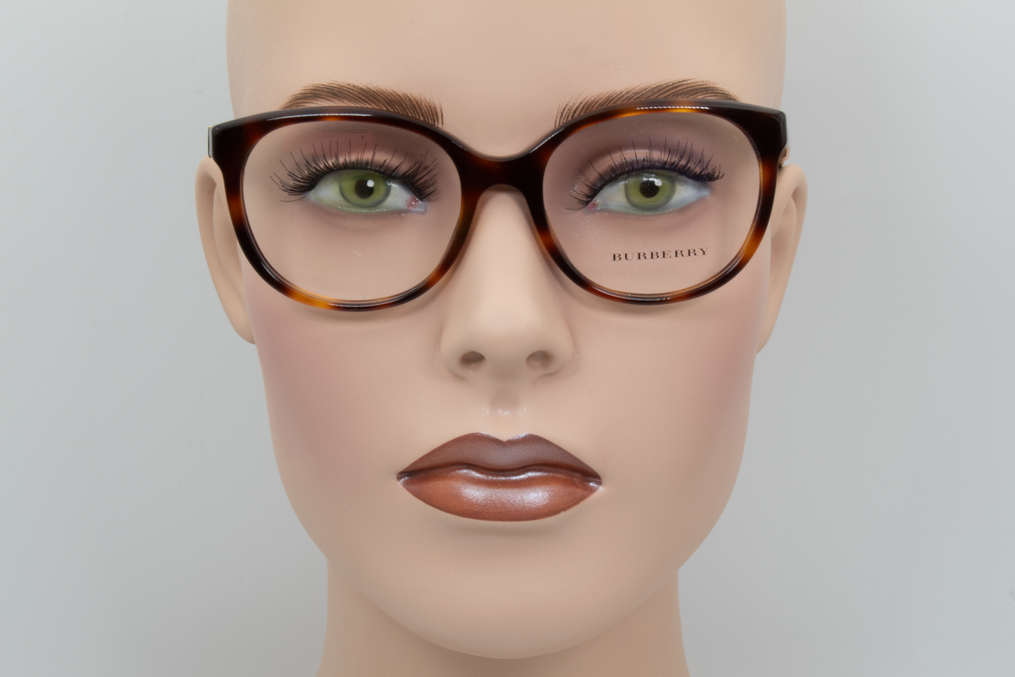 Burberry B2142 Female Round Glasses Frame Tortoise, Gold 51mm