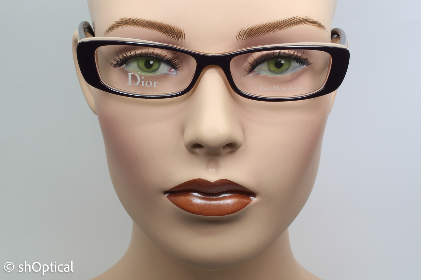 Christian Dior CD3208 Female Rectangular Glasses Frame Purple 50mm