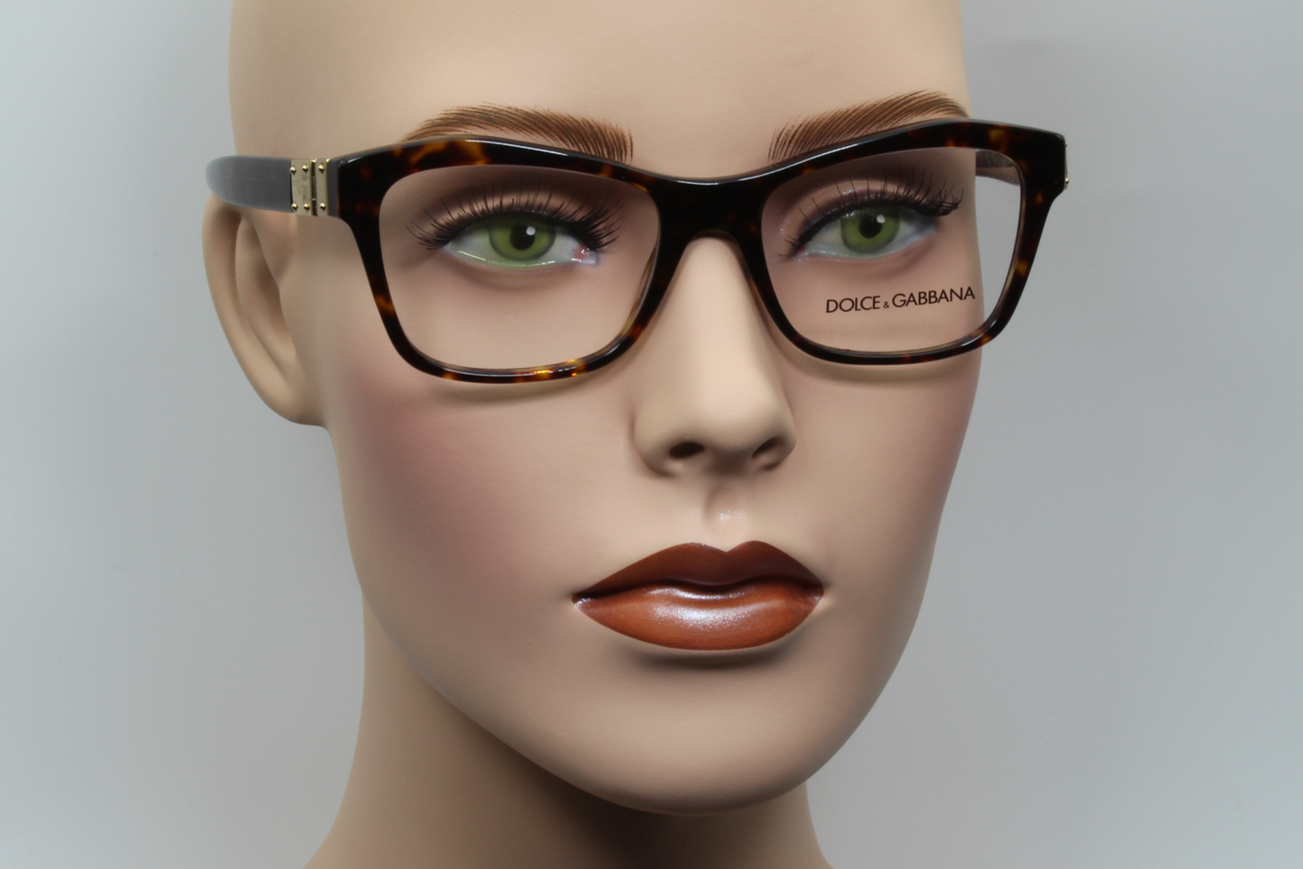 Dolce & Gabbana DG3273 Female Rectangular Glasses Frame Havana 51mm