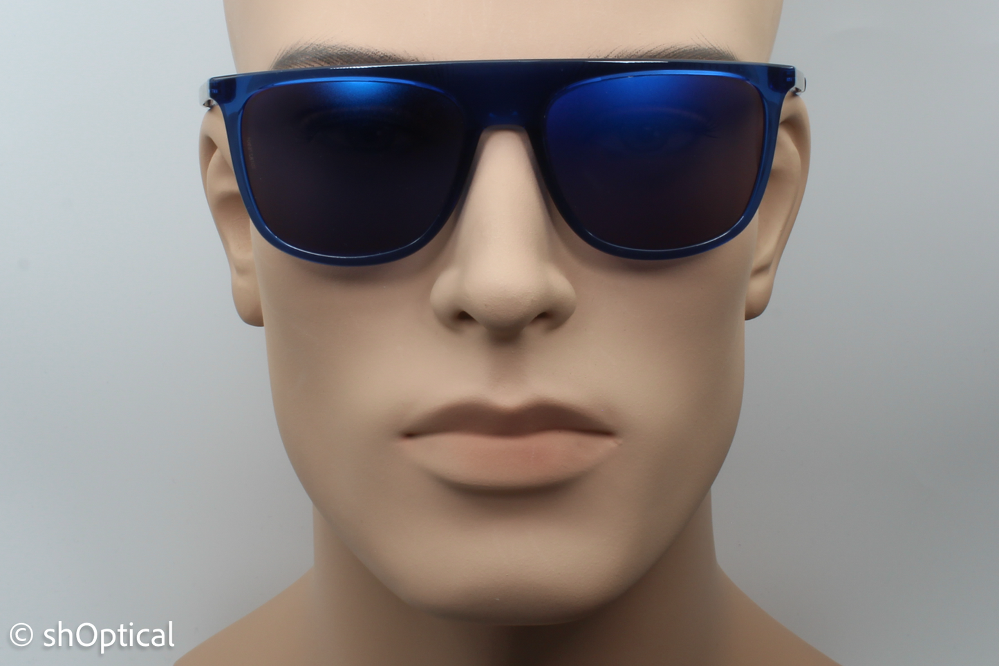 Dolce & Gabbana DG6107 3067/Y7 Mens Full Rim Sunglasses Blue 55mm