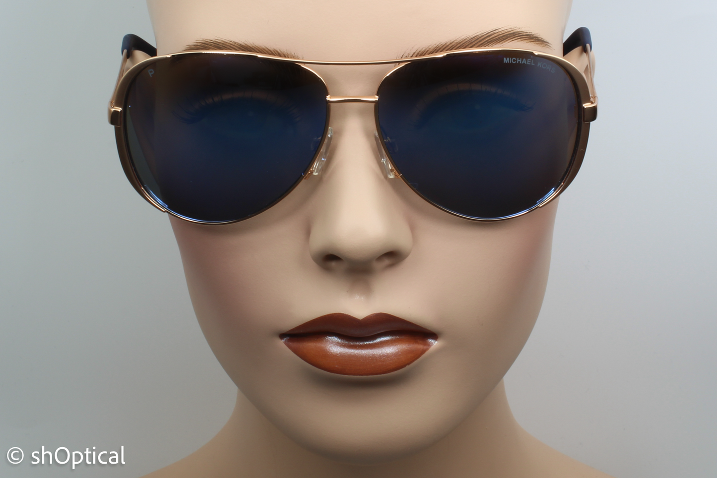 Michael Kors MK5004 Chelsea 100322 Womens Full Rim Sunglasses Rose Gold 59mm