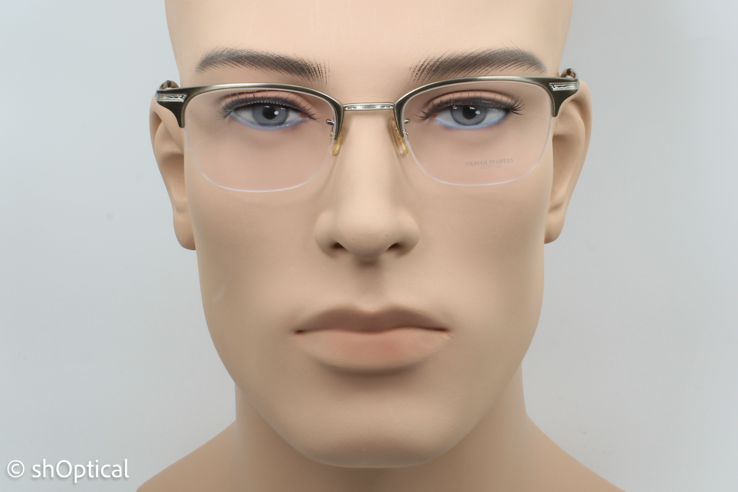 Oliver Peoples OV1176/WALSTON Male Square Glasses Frame Pewter/Brushed Silver 49mm