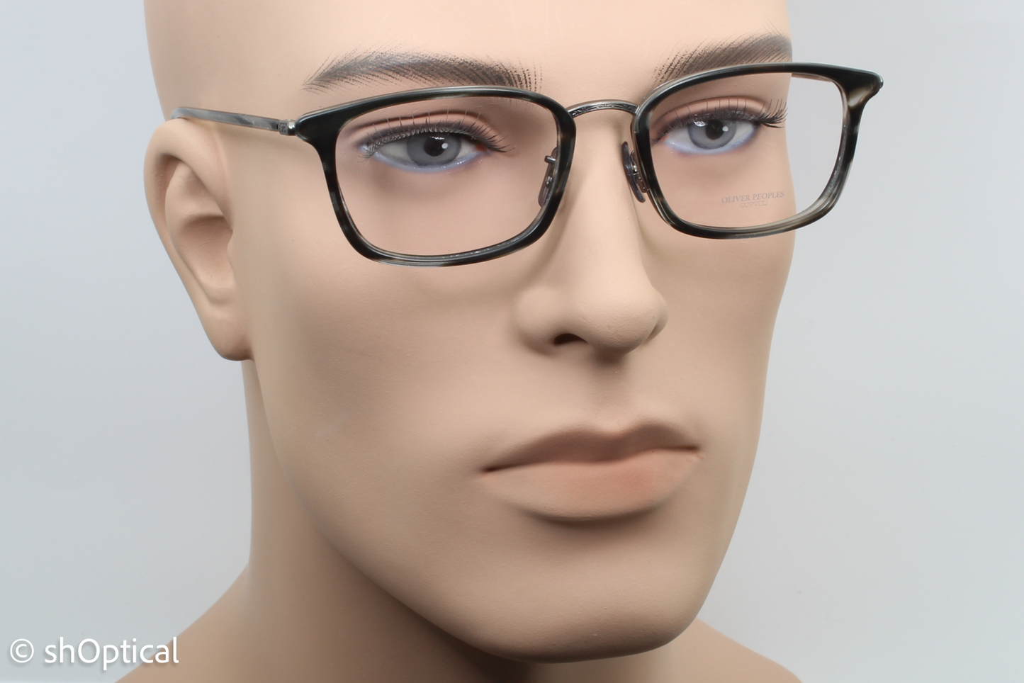 Oliver Peoples OV1210 BRANDT Unisex Rectangular Glasses Frame Cocobolo Wood 50mm