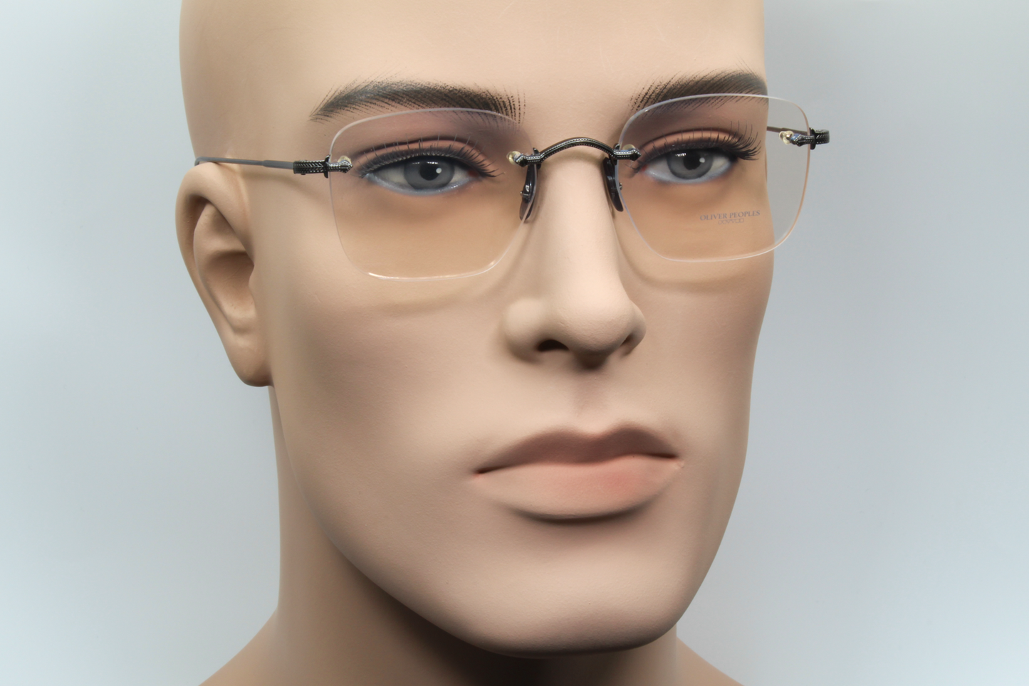 Oliver Peoples OV1227 Male Square Glasses Frame Antique Pewter 49mm