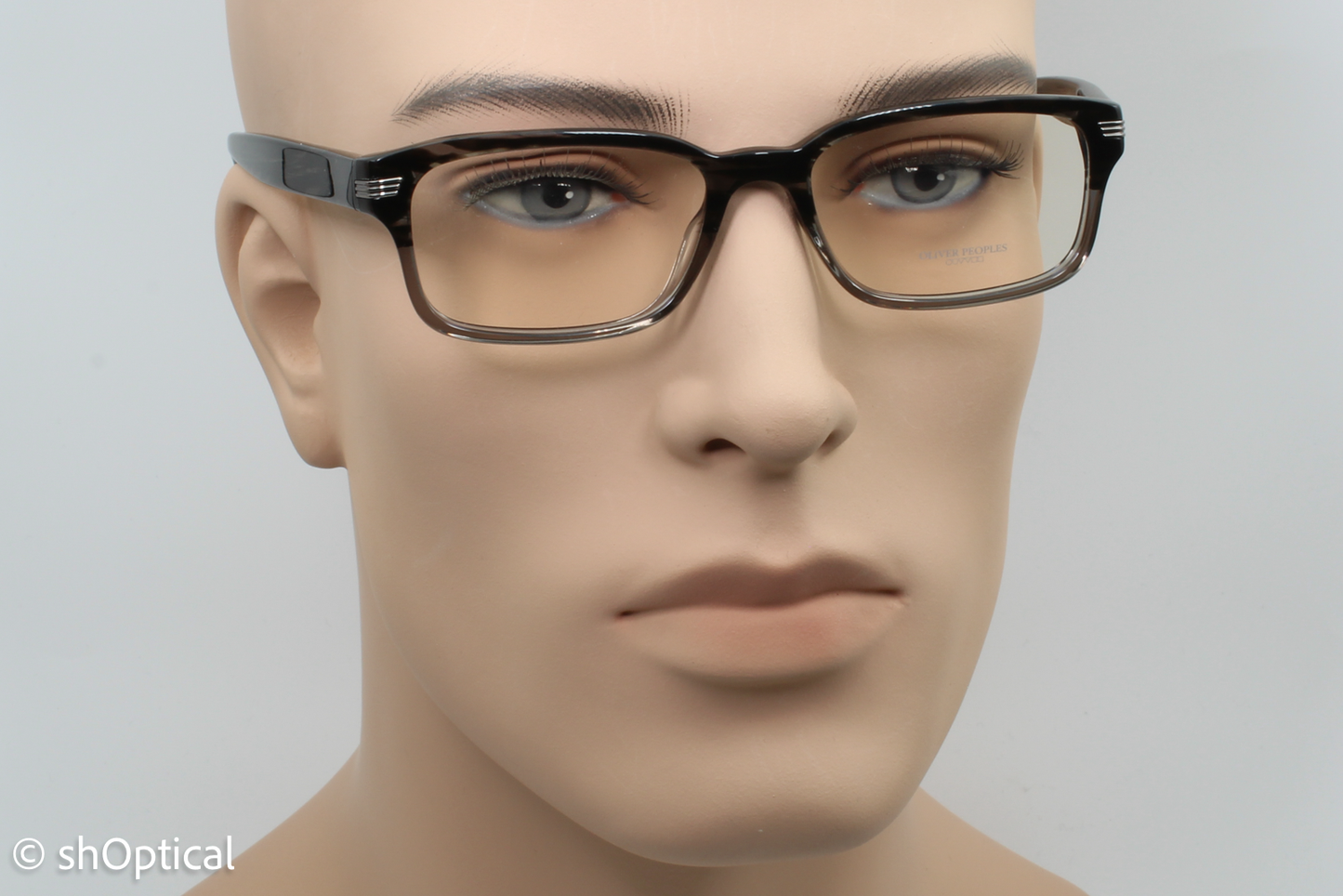 Oliver Peoples OV5173/JONJON Male Rectangular Glasses Frame Grey Storm 52mm