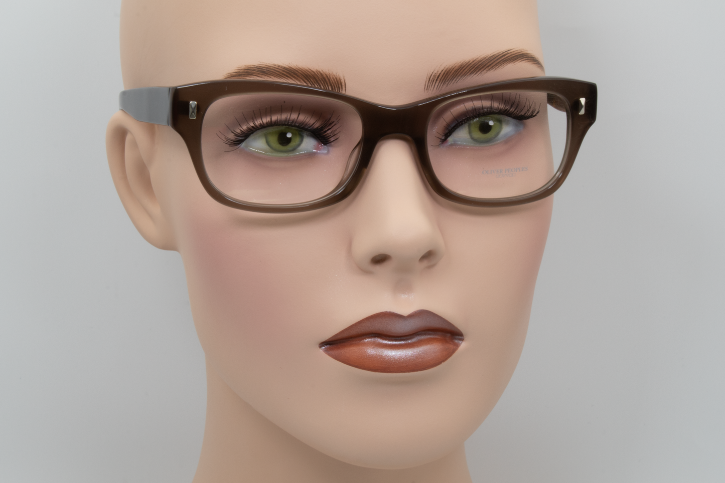 Oliver Peoples OV5174 Wacks Unisex Rectangular Glasses Frame Taupe with havana arms 51mm