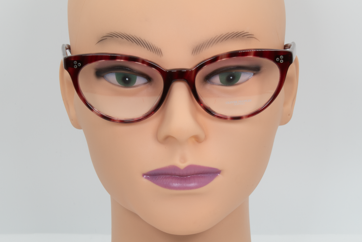 Oliver Peoples OV5380U Female Cat Eye Glasses Frame Cherry Cocobolo 53mm