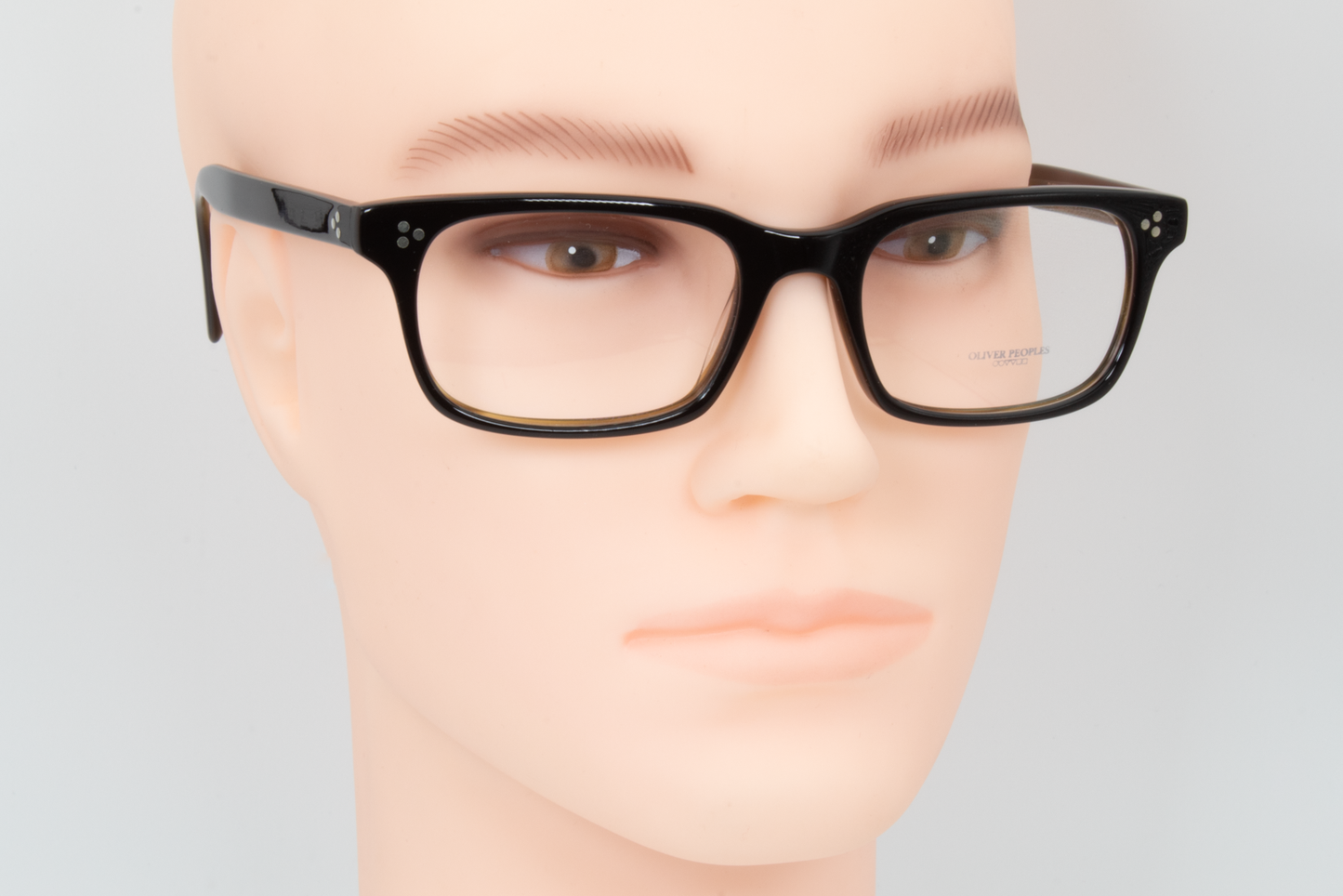 Oliver Peoples OV5381U Cavalon Male Rectangular Glasses Frame Black and olive tortoise 53mm