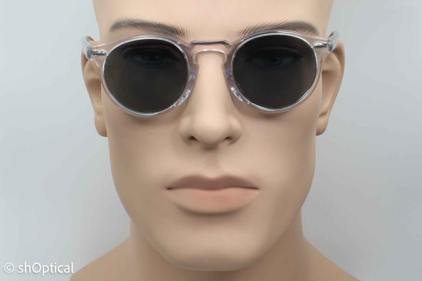 Oliver Peoples OV5127S Gregory Peck Sun 1101 Mens Full Rim Sunglasses Clear 47mm