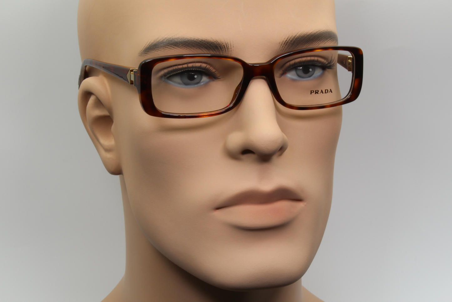 Prada VPR11N Unisex Rectangular Glasses Frame Tortoise Brown 52mm