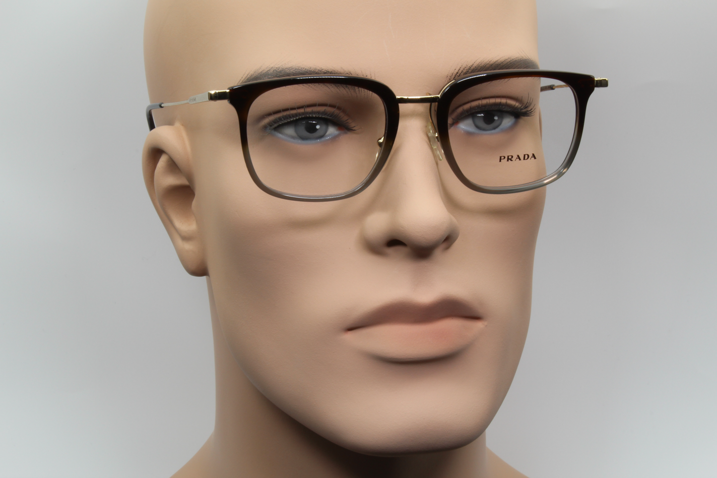 Prada VPR11U Unisex Square Glasses Frame Brown Gradient 51mm