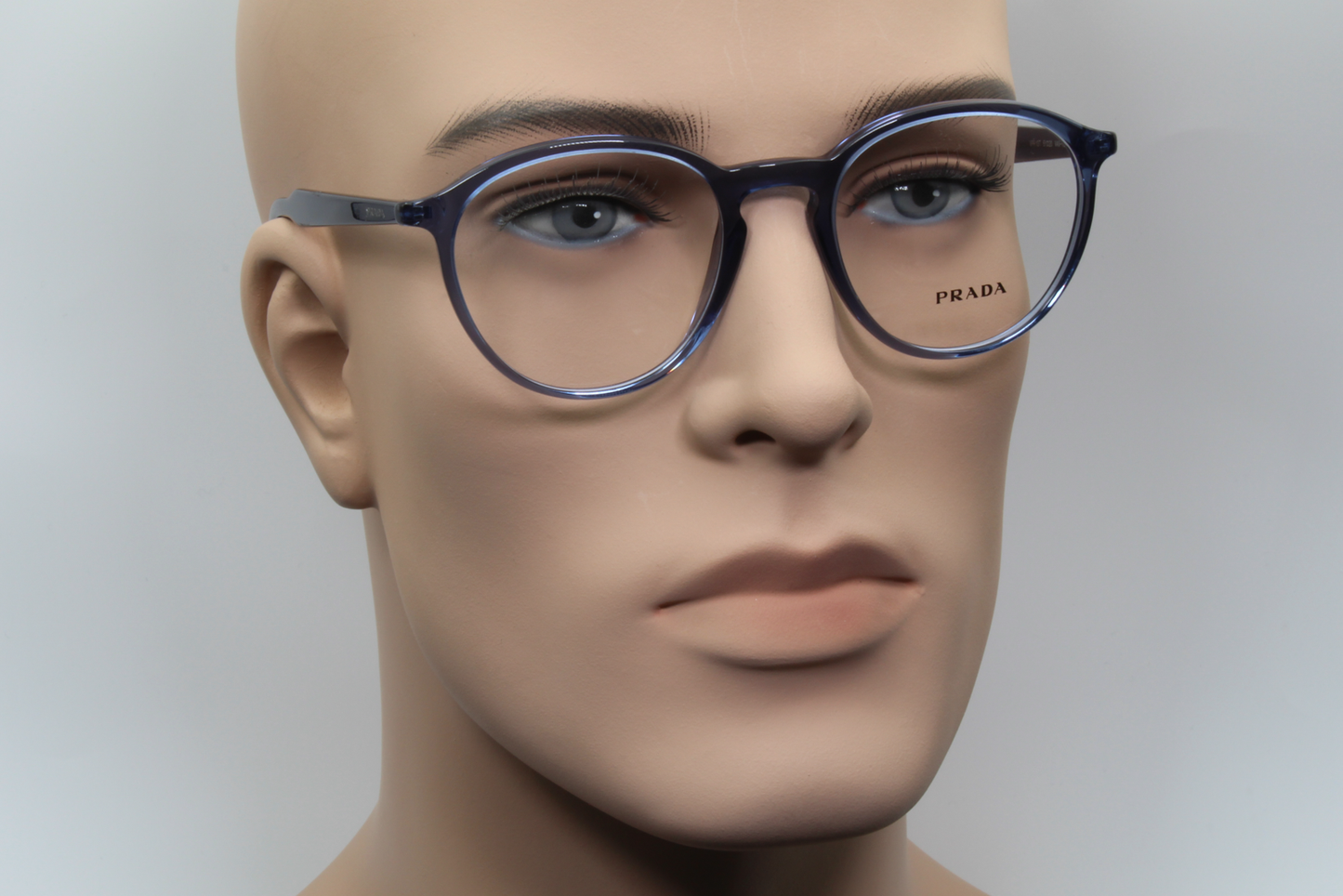 Prada VPR13T Unisex Round Glasses Frame Blue Gradient 51mm