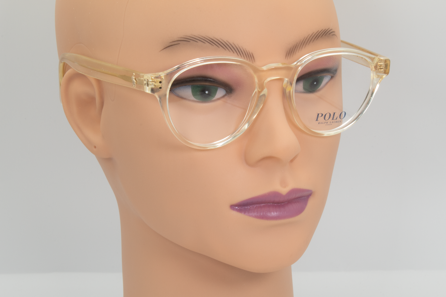 Polo Ralph Lauren PH2207 Female Round Glasses Frame Clear 49mm