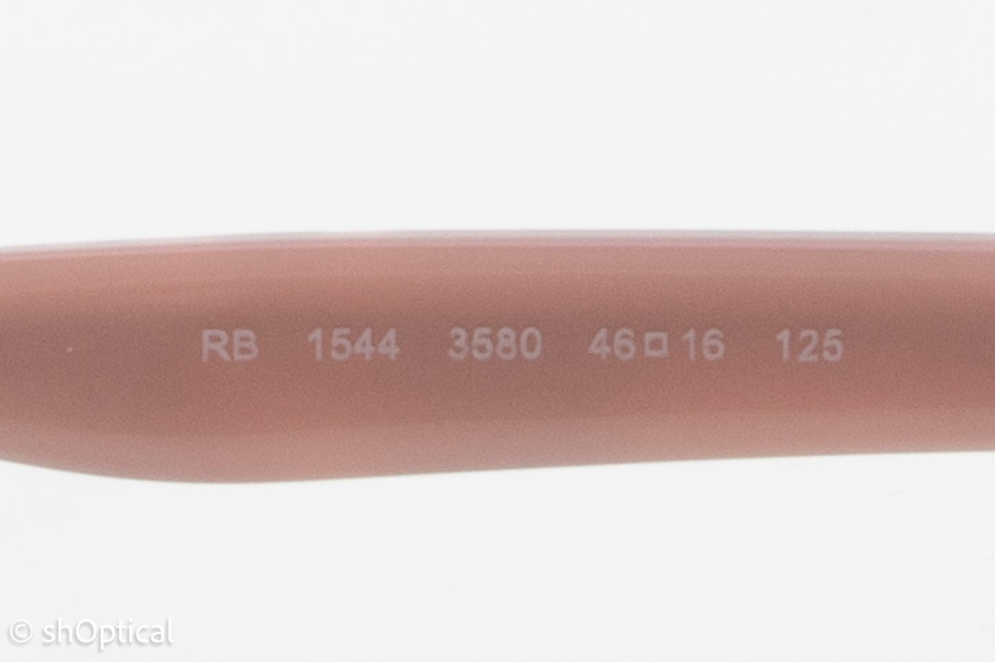 Rayban-J RB1544 Unisex Square Glasses Frame Tortoise Pink 46mm