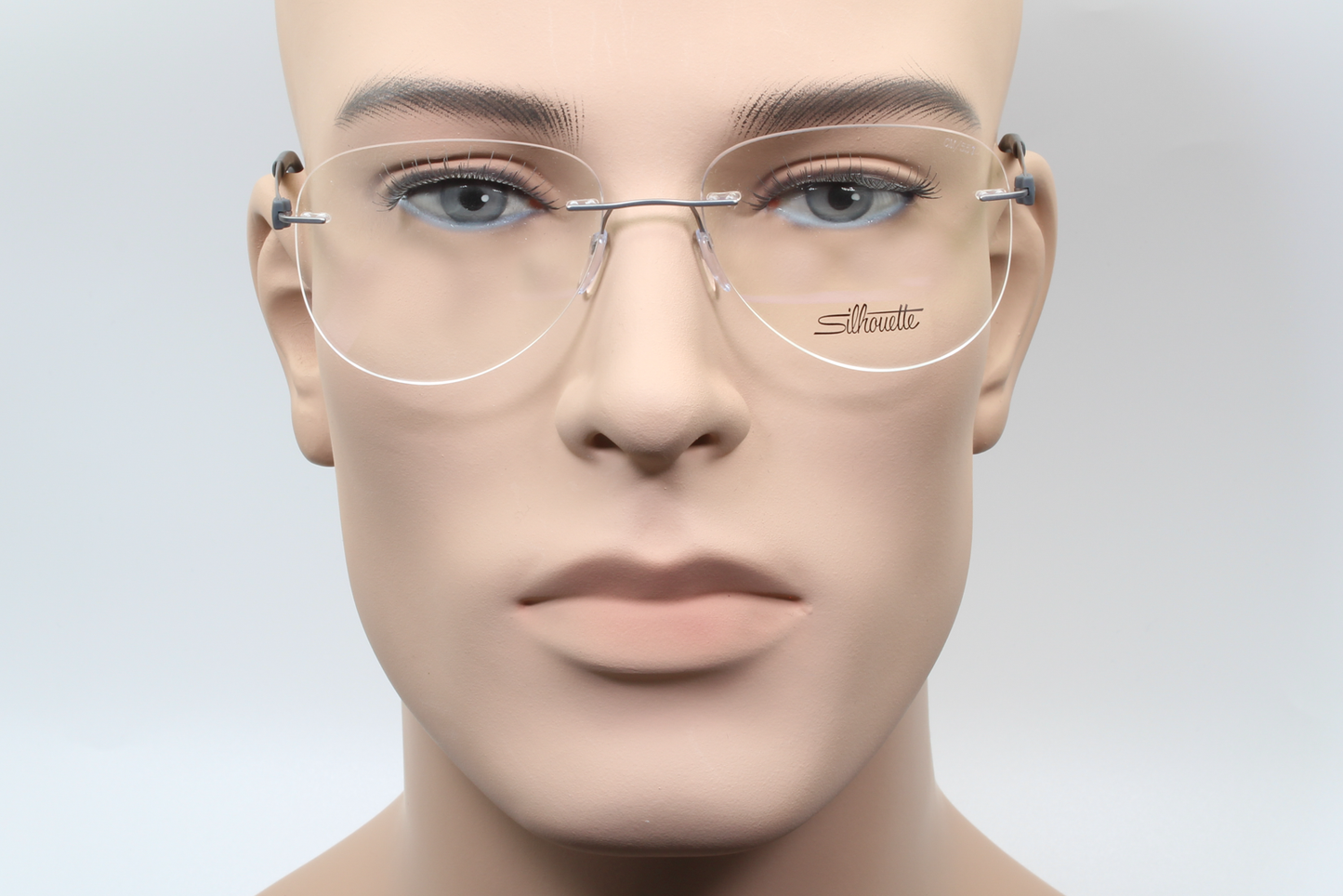 Silhouette 5452 Titan Accent (CM) Unisex Aviator Glasses Frame Slate 55mm