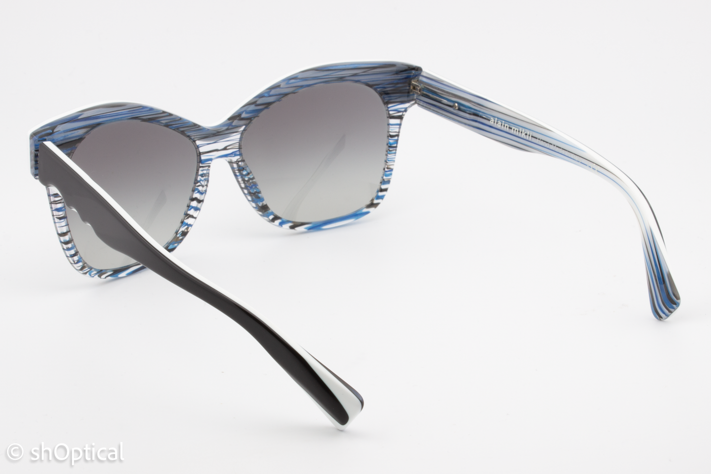 Alain Mikli A05014 308911 Womens Full Rim Sunglasses Black 57mm