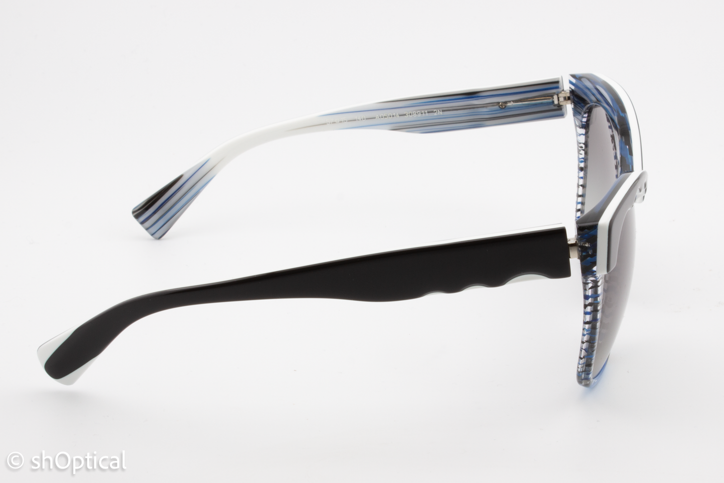 Alain Mikli A05014 308911 Womens Full Rim Sunglasses Black 57mm