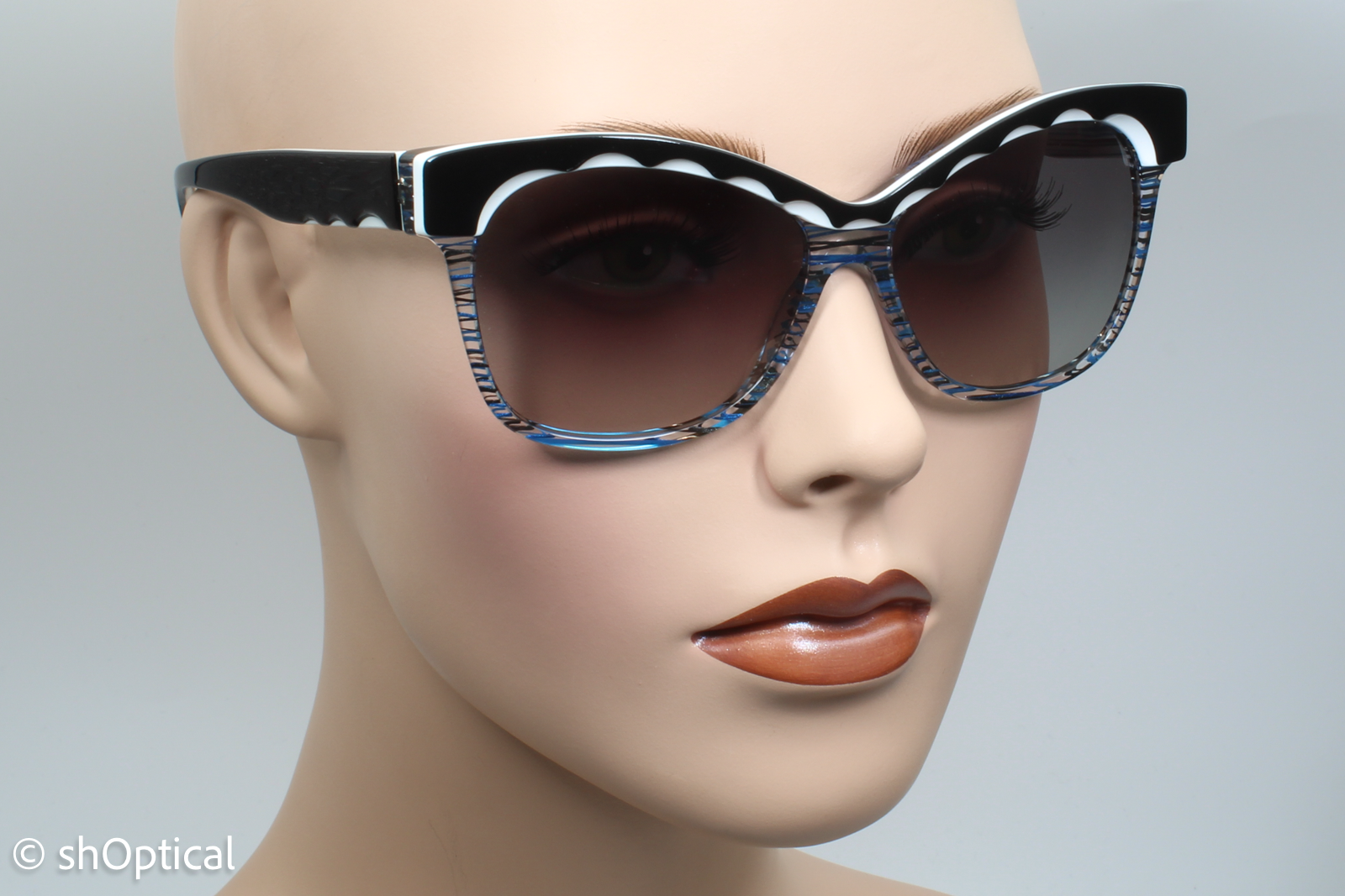 Alain Mikli A05014 308911 Womens Full Rim Sunglasses Black 57mm