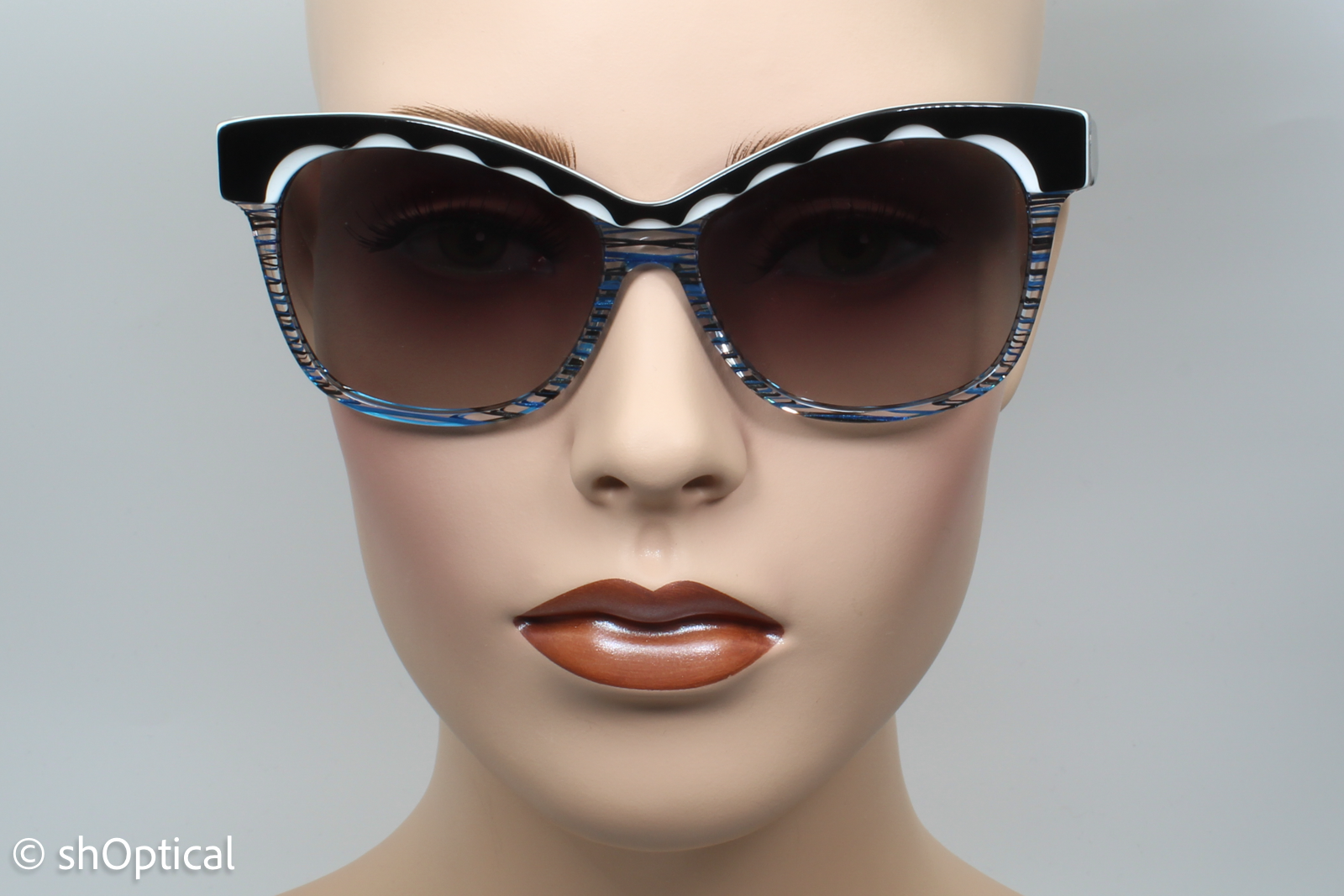 Alain Mikli A05014 308911 Womens Full Rim Sunglasses Black 57mm