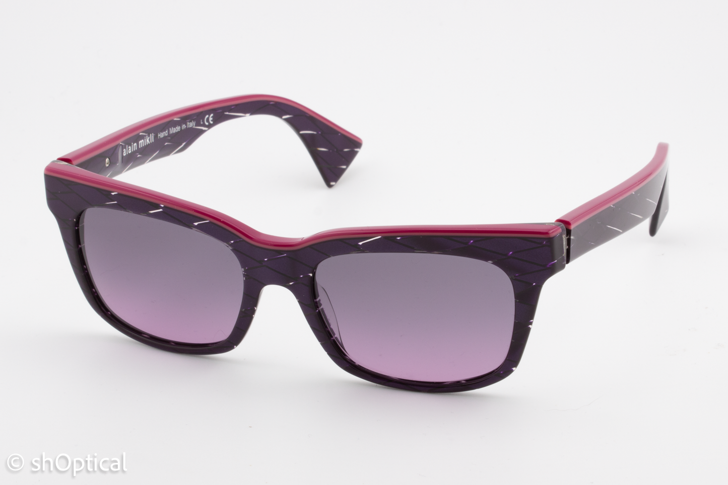 Alain Mikli A05020 D00590 Womens Full Rim Sunglasses Purple & Pink 50mm