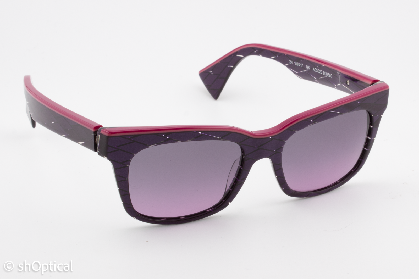 Alain Mikli A05020 D00590 Womens Full Rim Sunglasses Purple & Pink 50mm