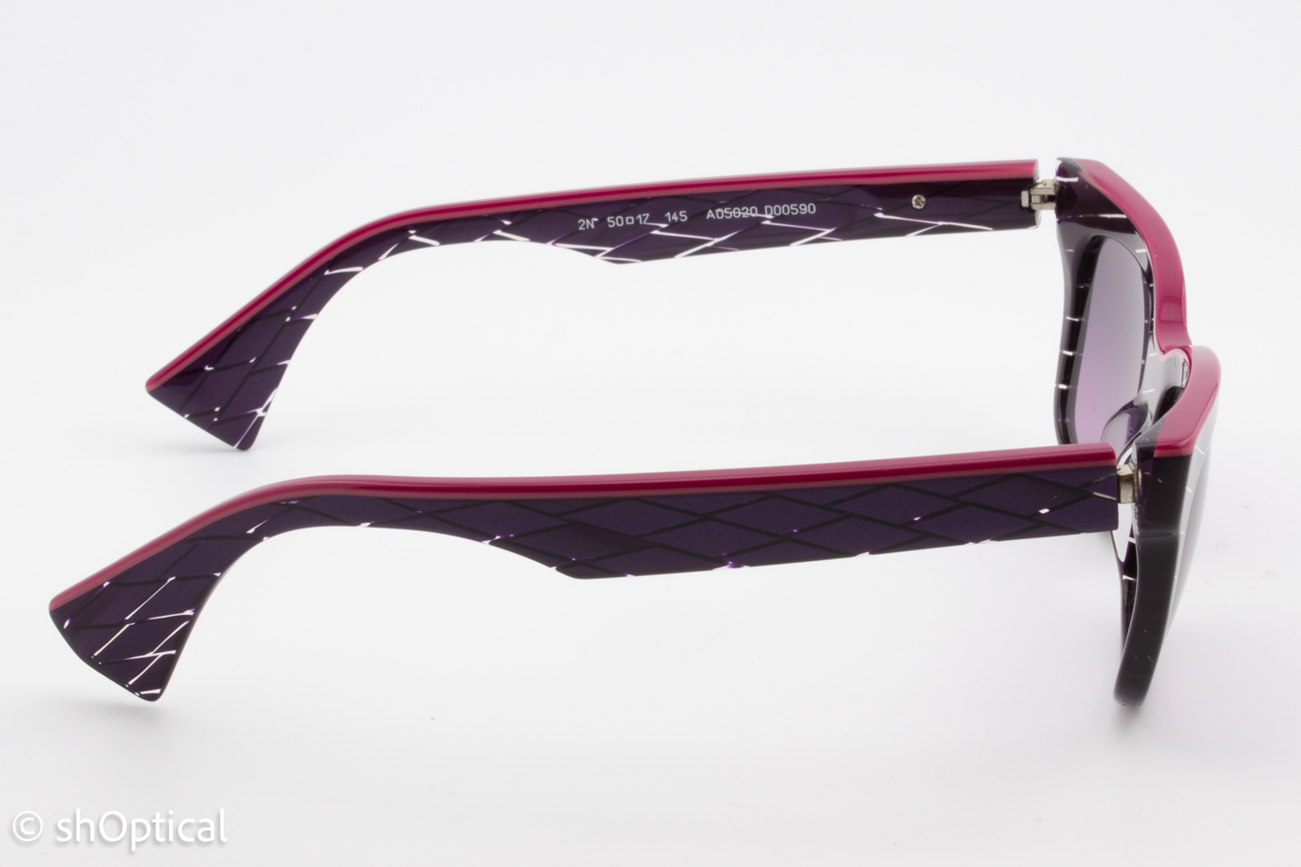 Alain Mikli A05020 D00590 Womens Full Rim Sunglasses Purple & Pink 50mm