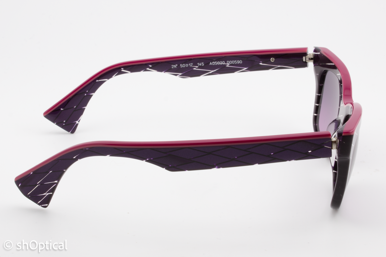 Alain Mikli A05020 D00590 Womens Full Rim Sunglasses Purple & Pink 50mm