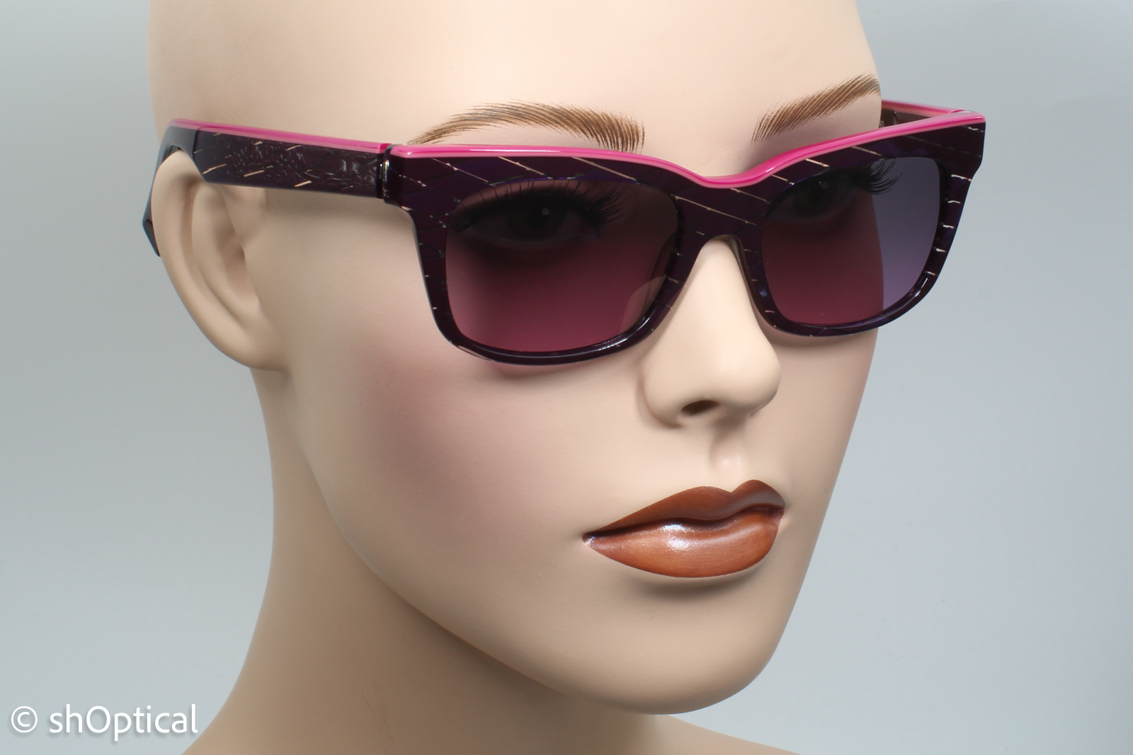 Alain Mikli A05020 D00590 Womens Full Rim Sunglasses Purple & Pink 50mm