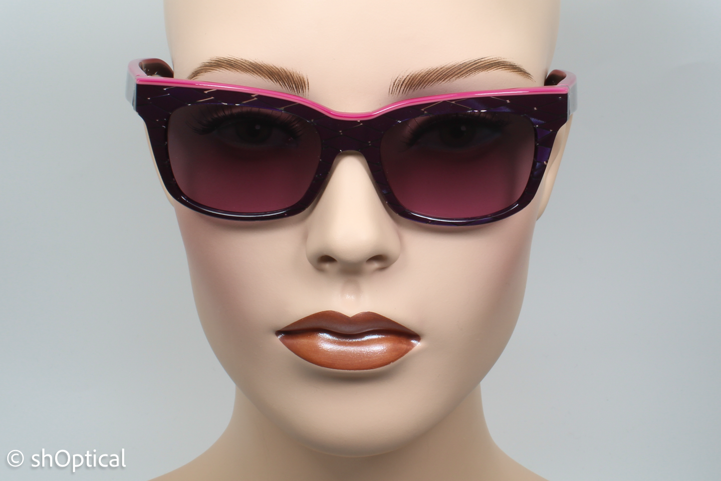 Alain Mikli A05020 D00590 Womens Full Rim Sunglasses Purple & Pink 50mm