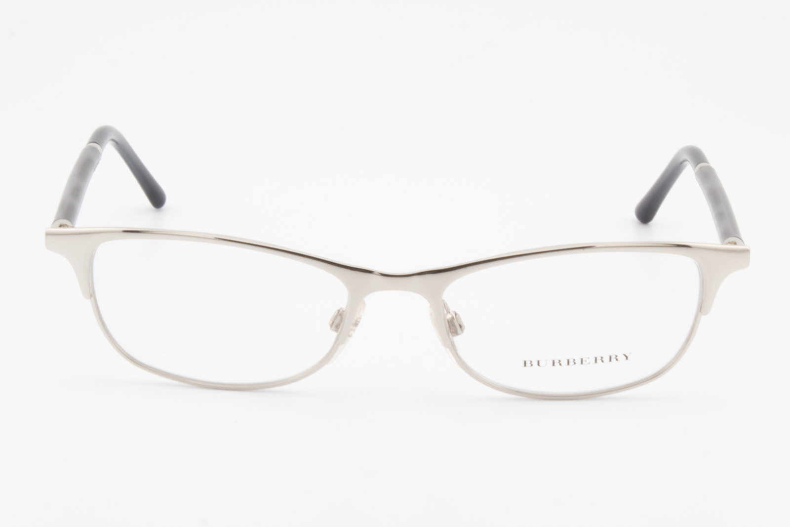 Burberry B1249  Female Rectangular Glasses Frame Silver 51mm