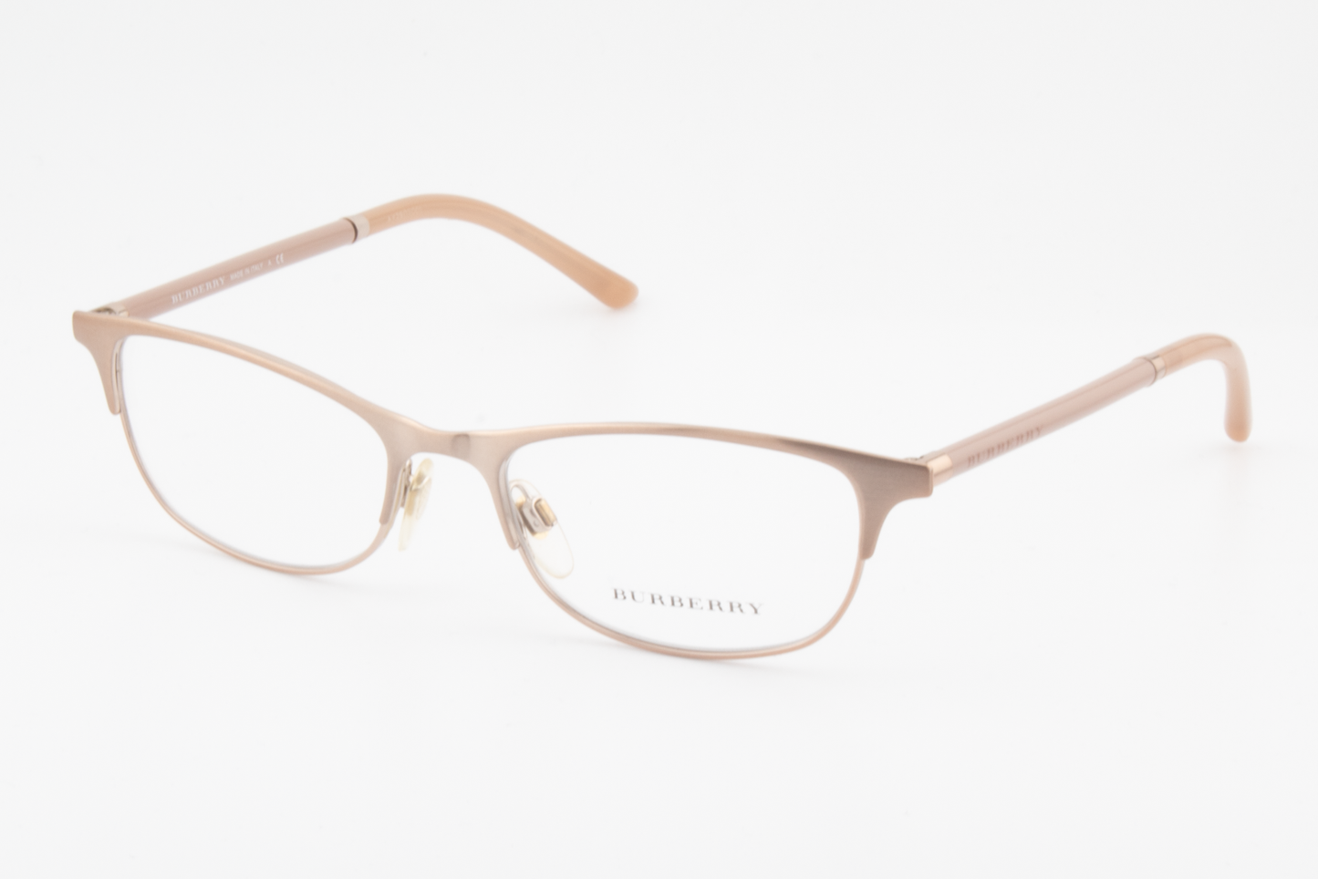 Burberry B1249  Female Rectangular Glasses Frame Rose Gold 51mm