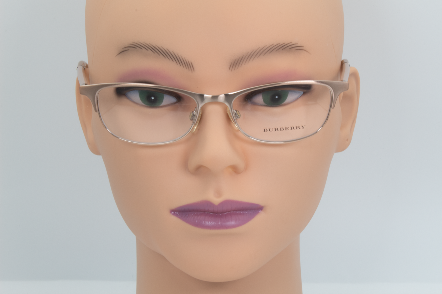 Burberry B1249  Female Rectangular Glasses Frame Rose Gold 51mm