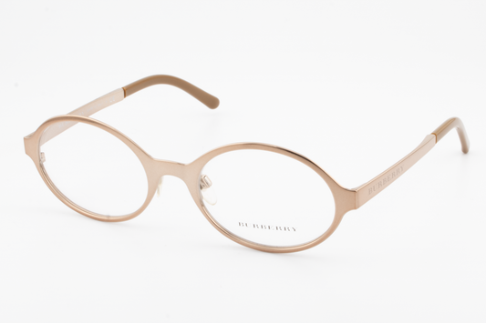 Burberry B1254  Female Round Glasses Frame Bronze 50mm