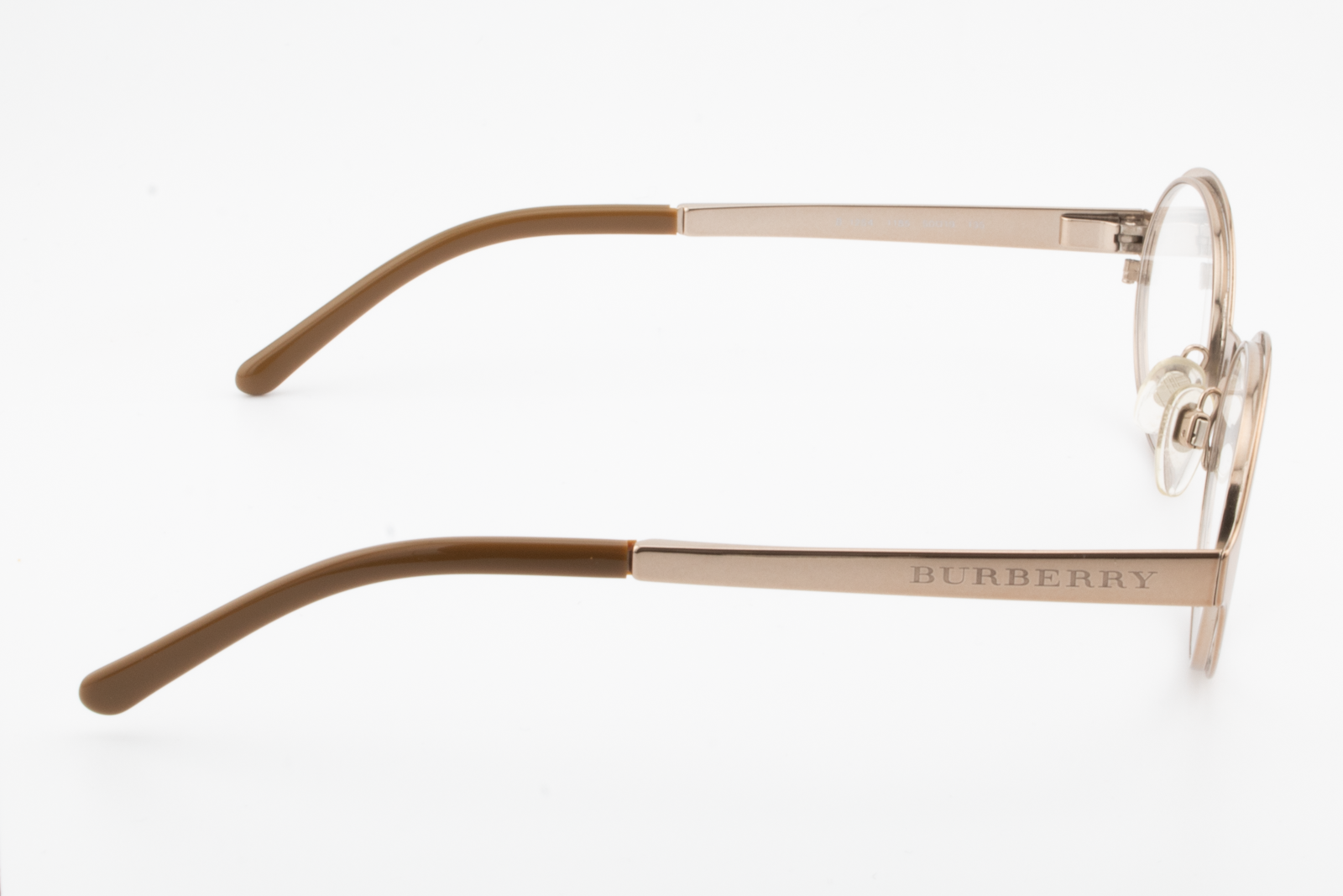 Burberry B1254  Female Round Glasses Frame Bronze 50mm