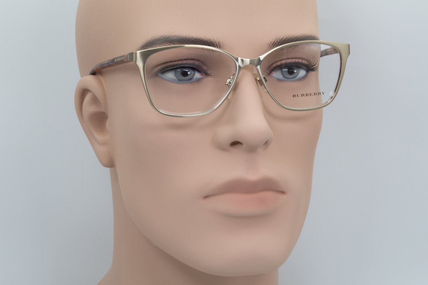 Burberry B1255  Male Square Glasses Frame Gold, Tortoise 53mm