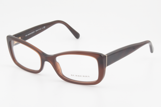 Burberry B2130  Female Rectangular Glasses Frame Brown Check 51mm