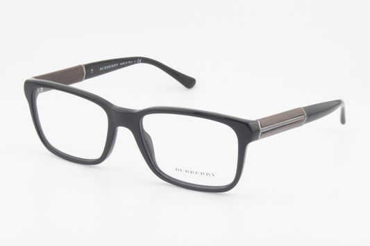 Burberry B2149  Unisex Rectangular Glasses Frame Black 55mm