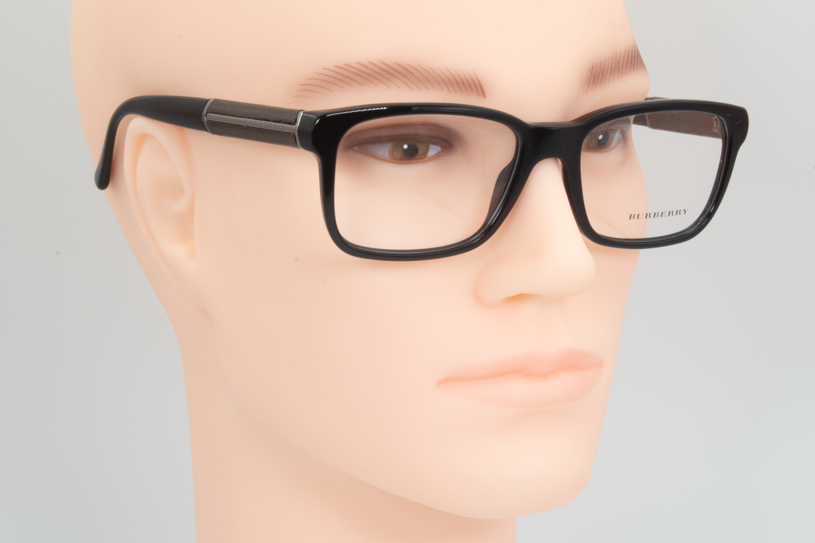 Burberry B2149  Unisex Rectangular Glasses Frame Black 55mm