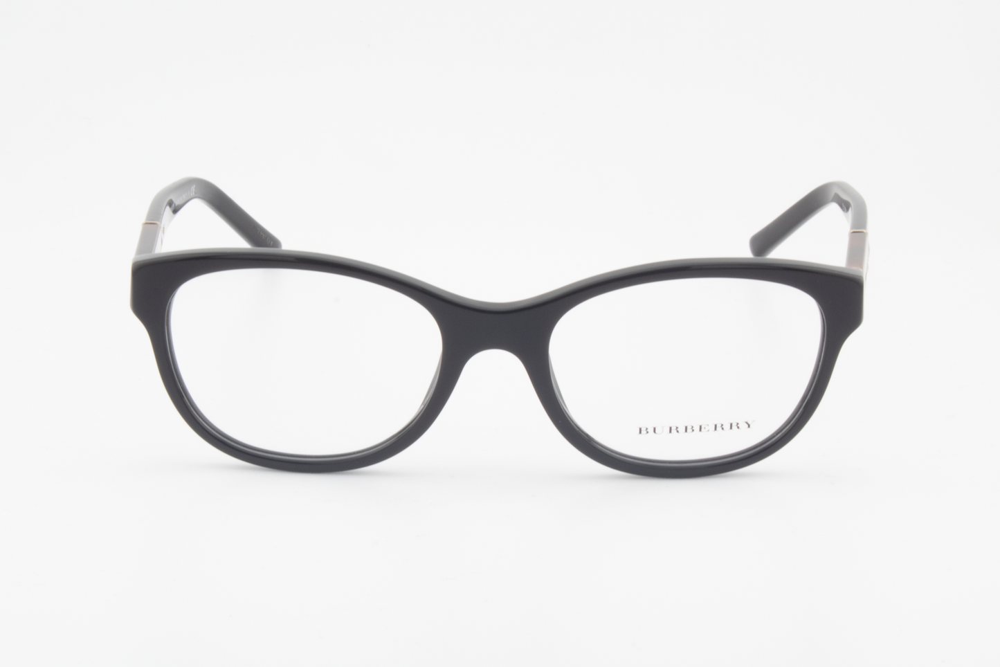 Burberry B2151  Female Rectangular Glasses Frame Black, Brown Havana 52mm