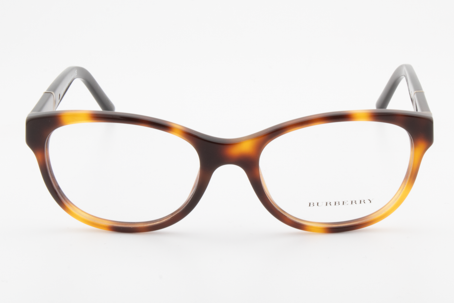 Burberry B2151  Female Rectangular Glasses Frame Black, Brown Havana 52mm