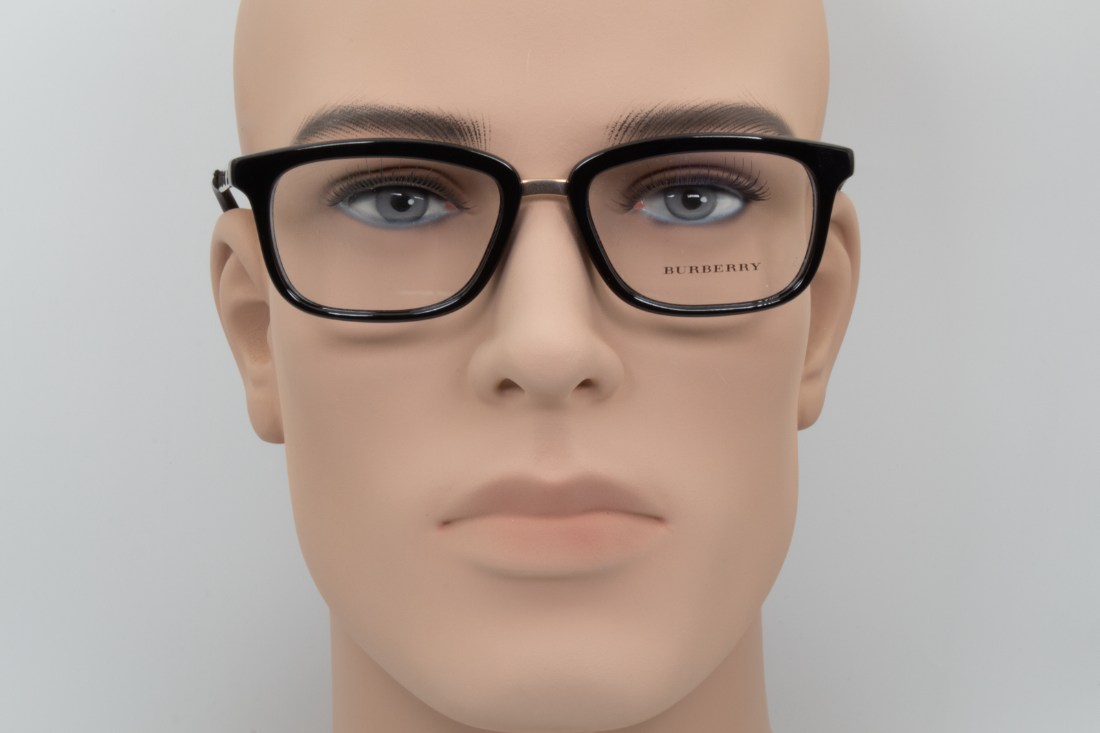 Burberry B2160-Q  Unisex Rectangular Glasses Frame Black, Gold 52mm