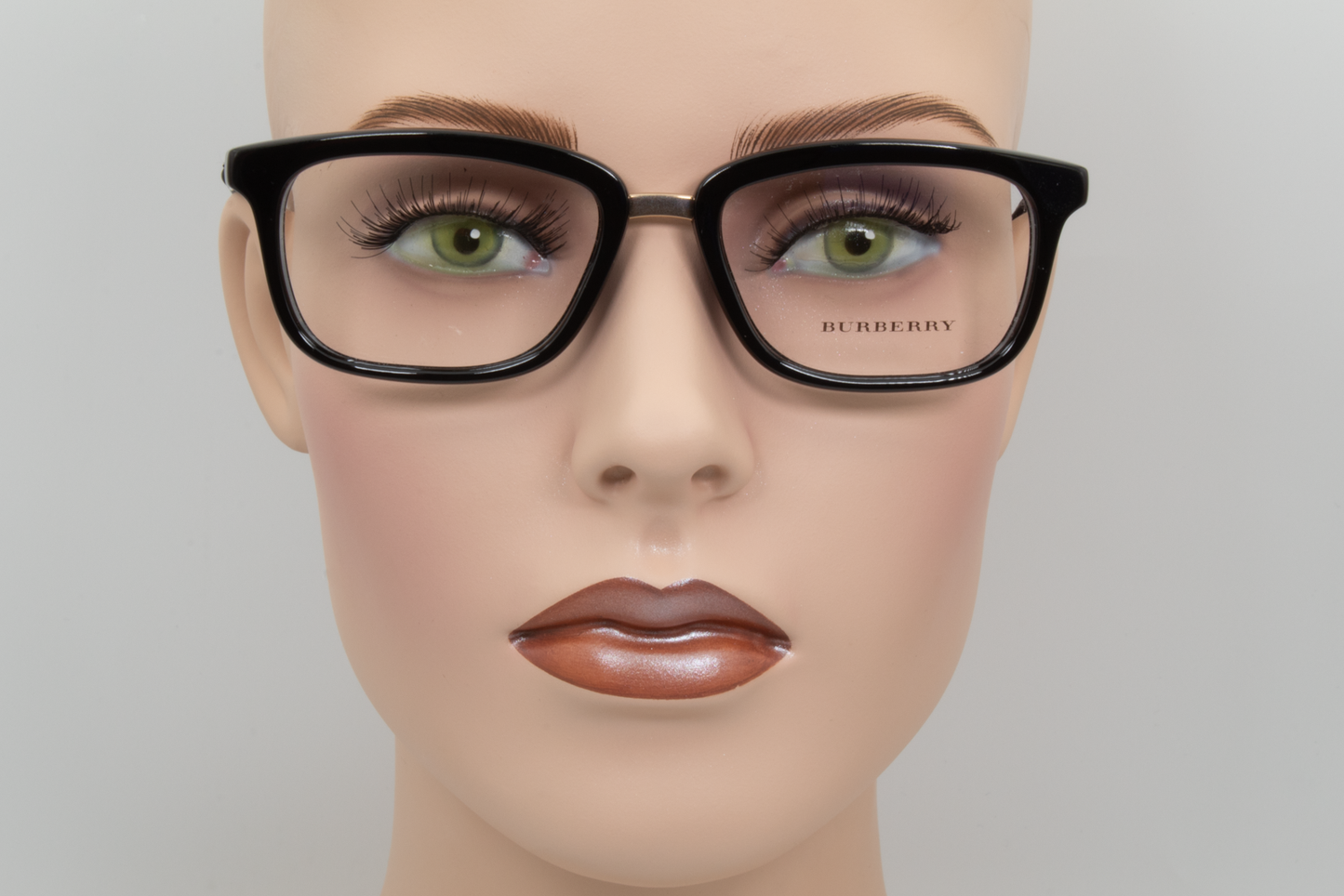 Burberry B2160-Q  Unisex Rectangular Glasses Frame Black, Gold 52mm