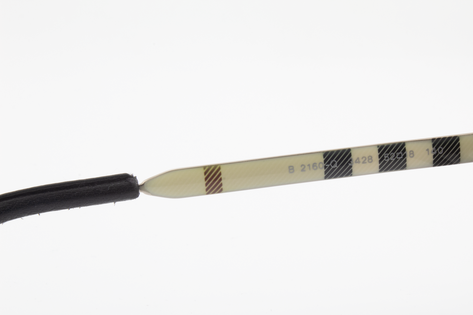 Burberry B2160-Q  Male Rectangular Glasses Frame Black/Silver 52mm