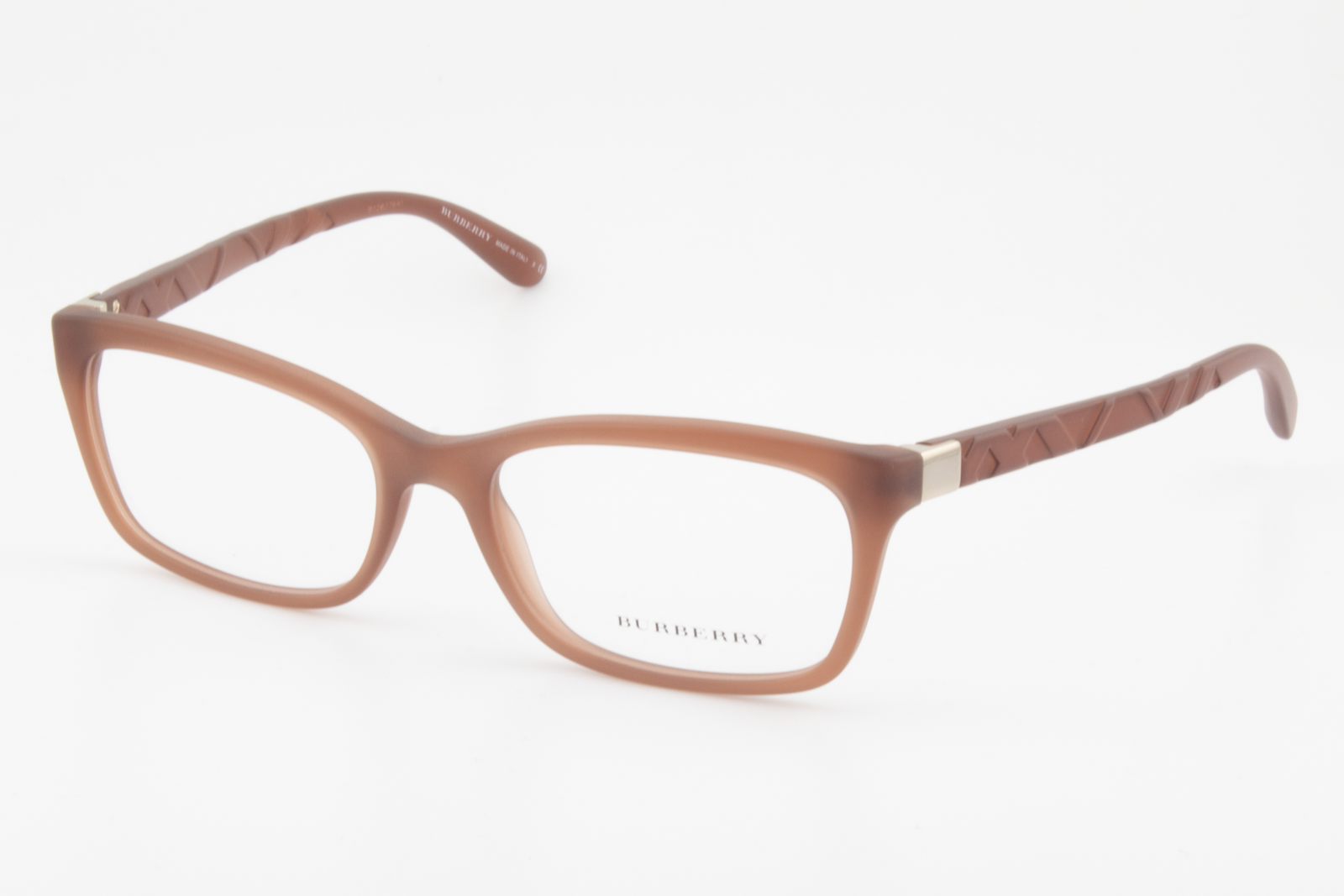 Burberry B2220  Female Rectangular Glasses Frame Matte Brown 54mm