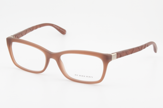 Burberry B2220  Female Rectangular Glasses Frame Matte Brown 54mm