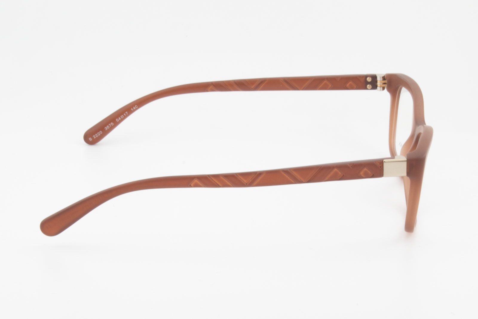 Burberry B2220  Female Rectangular Glasses Frame Matte Brown 54mm