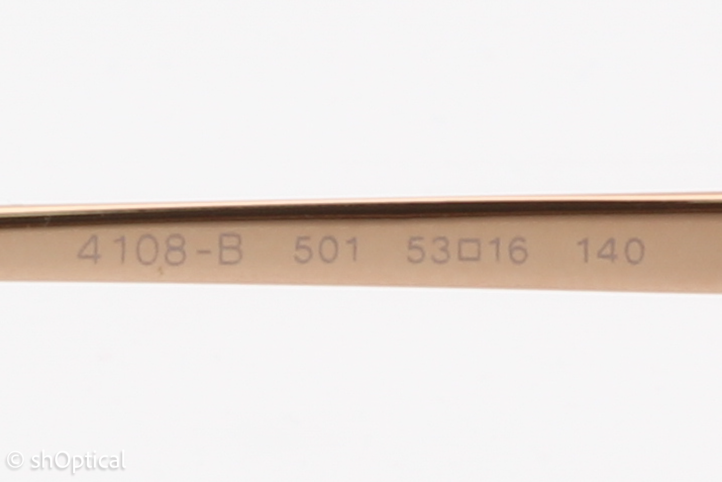 Bvlgari 4108-B  Female Cat Eye Glasses Frame Black/Gold 53mm