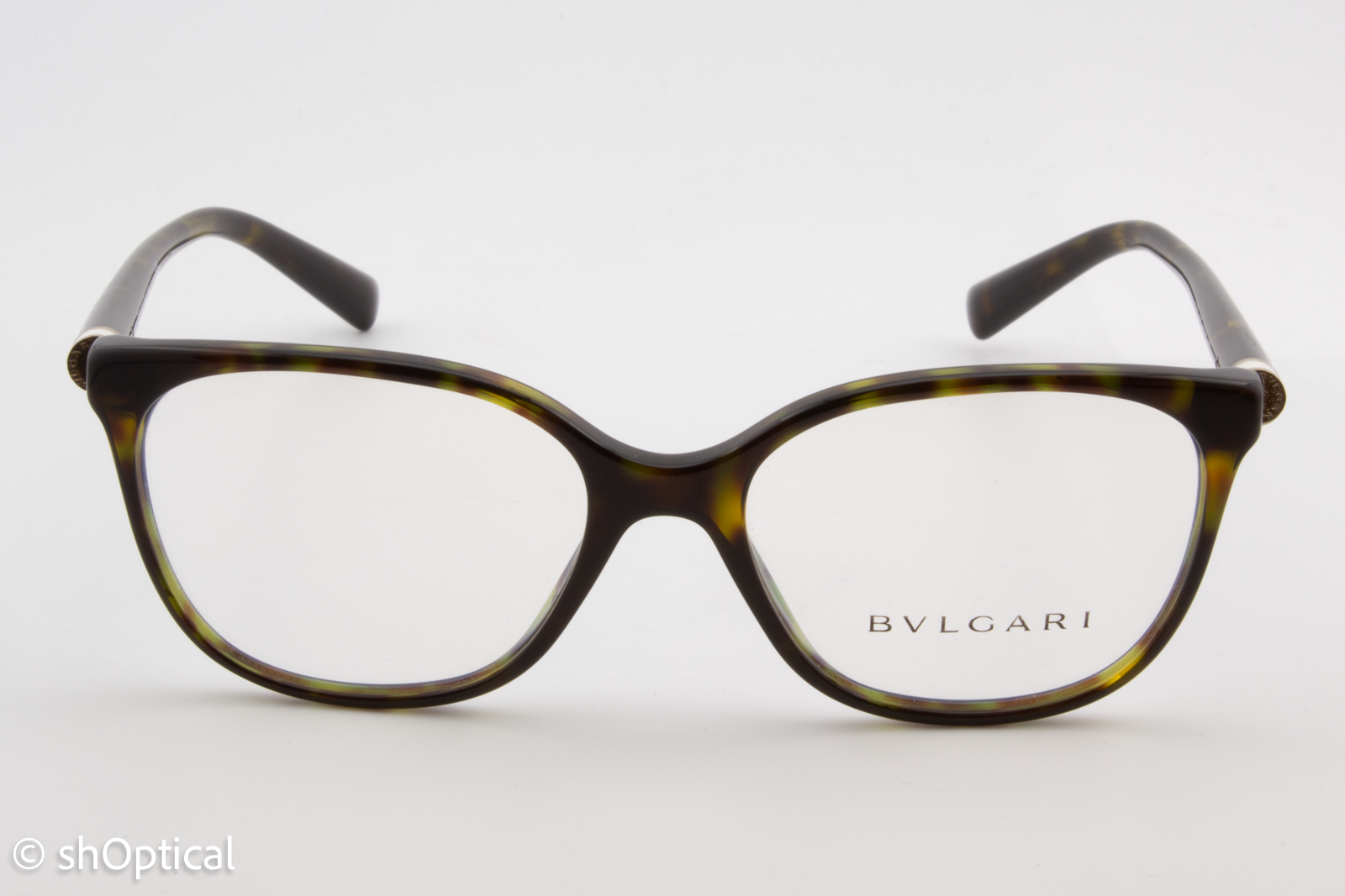 Bvlgari 4129  Male Cat Eye Glasses Frame Dark Havana 52mm