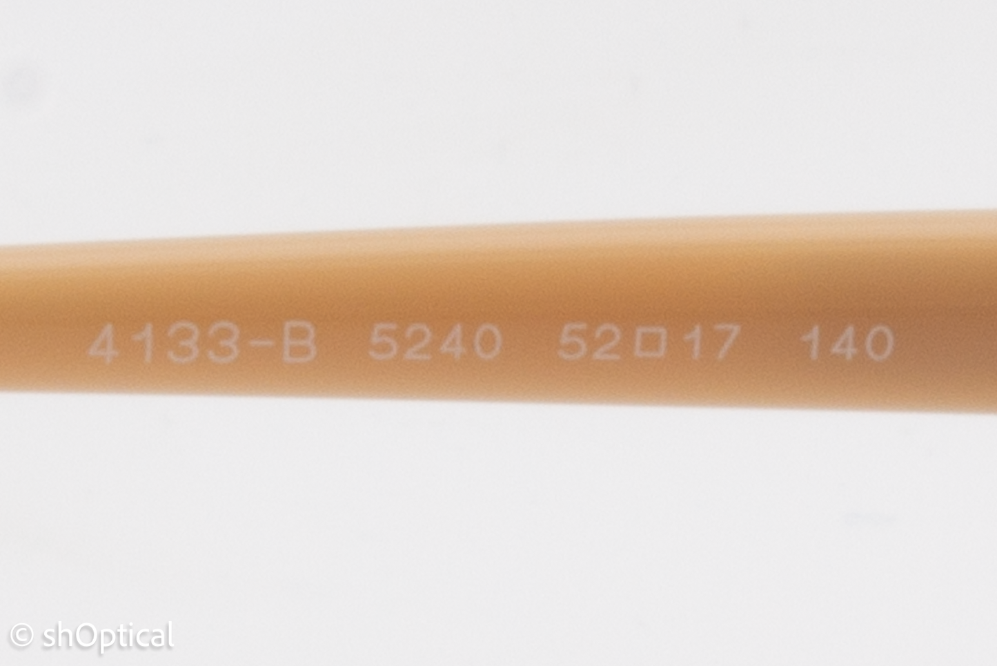 Bvlgari 4133-B  Female Square Glasses Frame Striped Brown 52mm