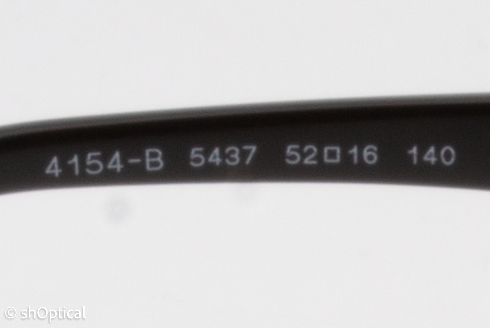 Bvlgari 4154-B  Female Cat Eye Glasses Frame Black Gradient Grey 52mm